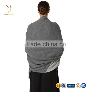 Designer Shawls And Wraps Grey 100 Cashemre Pashmina Shawl Wrap thumbnail-3