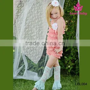 Warm-toned Ruffled Wholesale Lace Leg Warmers Rls Leg Warmers thumbnail-1