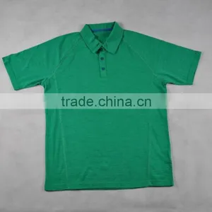 100% Men's Superfine Merino Wool Fashionable Golf Polo T-Shirts Size Plus thumbnail-2