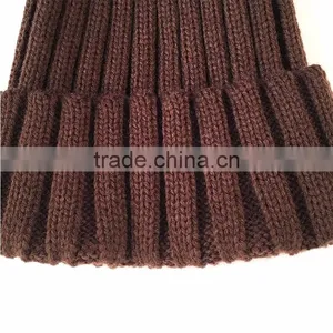 Myfur Super Size Raccoon Fur Pom Pom Detachable Fur Ball Knit Hat thumbnail-4