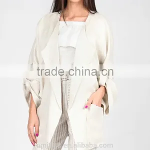 2017 OEM Fashion Office Lady Clothing Manufacturers Blazer Jacket thumbnail-4