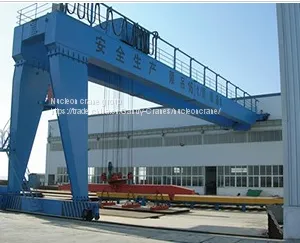 5ton Semi Single Girder Gantry Crane With Electric Hoist Machines Price thumbnail-1