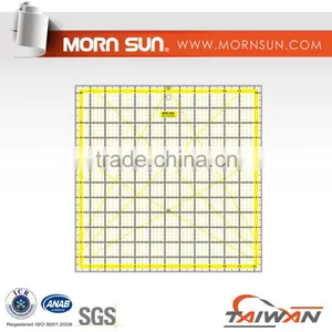 12.5"x12.5" Plastic Quilting Fabric Ruler thumbnail-1