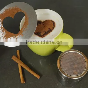Hot Selling 6 Different Model Coffee Stencil Template for Decoration thumbnail-6
