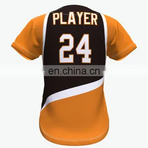Dye Sublimation Modern Custom Team High Quality Softball Wear thumbnail-4