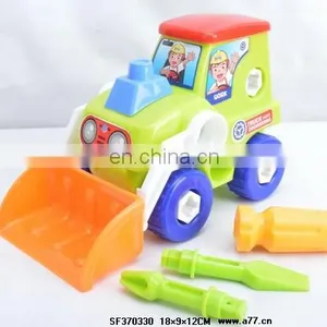 2014 New Design Paint Spraying Double-deck Friction Drag Head Truck Toys China Supplier New Product thumbnail-1