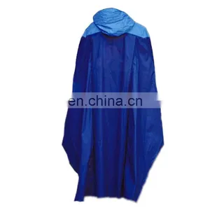 Customized Logo Blue Pvc 100% Waterproof Raincoat Rain Poncho thumbnail-2