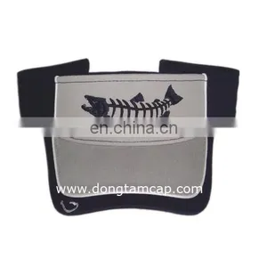 Embroidered Visor Cap 100% Cotton Hight Quality Made in Vietnam thumbnail-1