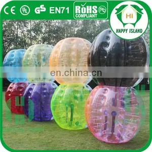 HI New Design TPU/PVC Double Ropes Bumper Ball Small Pvc Inflatable Balls for People thumbnail-1