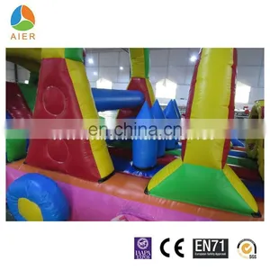 Long Train Kids Inflatable Obstacle Course, Obstacles Game for Kids, Inflatable Bouncer Obstacle Course thumbnail-5
