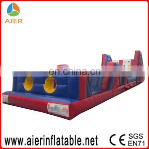 Long Racing Inflatable Obstacle Course thumbnail-1