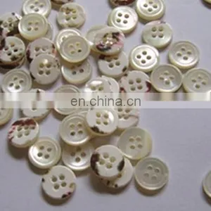 2 Holes White Pearl Button/Metal Button/Shell Buttons For Shirt thumbnail-4