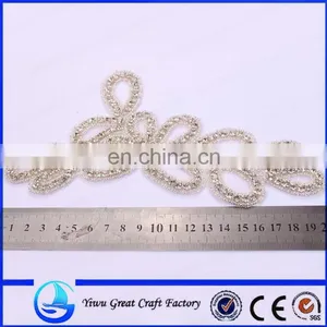 Wedding Bride Luxury Lane They Claw Drilling Beaded Dress Marriage Gauze Skirt Garment Accessories thumbnail-1