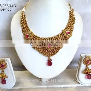 Traditional Jewelery Necklace Manufacturer, Choker Jewellery Necklace Exporter thumbnail-3
