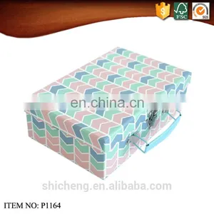 Colorful Paper Cardboard Kids Paper Suitcase thumbnail-2