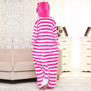 Cartoon Flannel Conjoined Polyester Parent-Child Pajamas thumbnail-4
