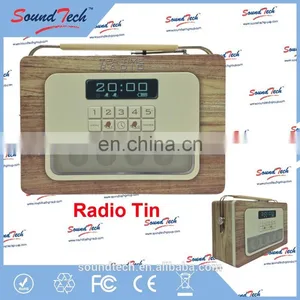 High Quality LED Fiber Optics Light up Christmas Musical Tin Can thumbnail-4