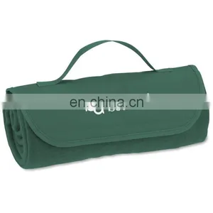 XD1031 Roll up Travel Blanket Roll up Fleece Picnic Blanket With Waterproof thumbnail-4