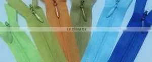 #3 Nylon Cloth Tape Lace Tape Invisible Zipper With Tear Drop Puller thumbnail-3
