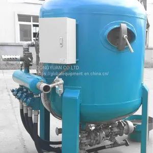 Continuous Sand Blasting Tank Equipmentfor Rust Cleaning of Steel Pipe Internal Surface Shot Spraying by Pneumatic Compressed Air thumbnail-1