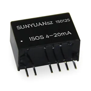Super Mini SIP 7Pin 4-20mA Loop Powered Current Analog Isolator IC ISOS 4-20mA thumbnail-1