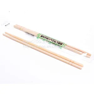 Chinese Custom Disposable Round Bamboo Chopsticks Bulk Wholesale thumbnail-1