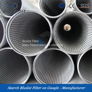 Wedge Wire Stainless Steel Screen V-Wire Pipe for Water Well Drilling thumbnail-1