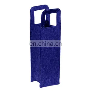 Felt Red Wine Single Bottle Bag for Gifts thumbnail-2