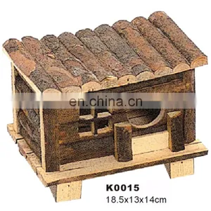Wholesale Factory Luxury Natural Wooden Custom Hamster Cages For Sale thumbnail-1