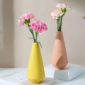 Classical Morandi Artistic Simple Fresh Ellgant Fashion Ceramic Vase For Dinning Table thumbnail-2