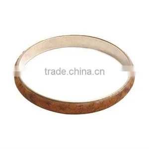 Metal Embossed Leather Bangle thumbnail-1