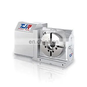 New Turntable 4 Axis Cnc AR-210B Fourth Axis Table With Tailstock Cnc 4th Axis Cnc Rotary Table With Powerful Pneumatic Brake thumbnail-3