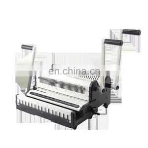 SBM-SW2500A Heavy Duty Hard Book Multifunctional Punching Binding Machine With Wire and Comb thumbnail-1