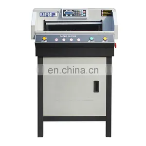 SPC-455E Cheap Price Dual Motor Electric Paper Guillotine Cutter Machine With LCD Display thumbnail-4