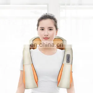 2019 Latest Design Shiatsu Kneading Health Care Electric Neck Back Shoulder Massager thumbnail-1