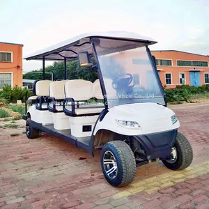 8 Person Golf Cart, Deluxe 8-seater Electric Golf Cart thumbnail-1