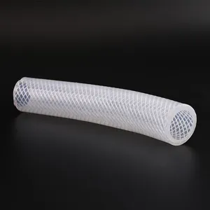 High Pressure Silicone Reticulated Vacuum Hose Braid Reinforced Silicone Tubing thumbnail-3
