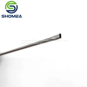 SHOMEA Customized Small Diameter 304/316 Thin Wall Stainless Steel Flattening Tube thumbnail-1