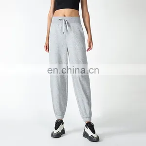 New Arrival Loose Casual Unisex Jogger Pants High Waist Cotton Running Exercise Wear Trousers Women Sports Cargo Jogger Pants thumbnail-5