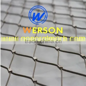 Diamond Rope Mesh and Ferrule Mesh,anti Bird Mesh,stainless Steel Wire Rope Mesh for Staircase | Generalmesh thumbnail-3