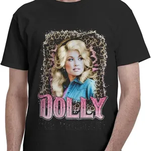 Wholesale Men's T-Shirts Dolly Parton Cotton T Shirt Short Sleeve Top Tee thumbnail-1