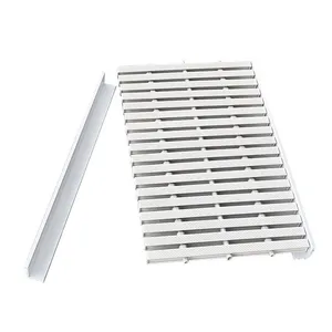 Portable Anti-Slip Swimming Pool Grilles PP/ABS Plastic Aluminum Alloy Overflow Pool Grating Pool Accessories thumbnail-3