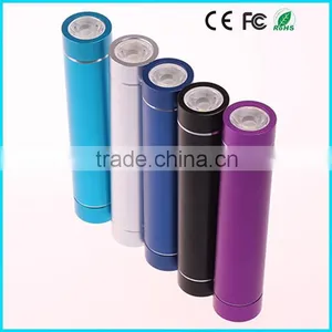 Oem 2600mAh Metal Power Bank With Led Lighting for Xiaomi thumbnail-1