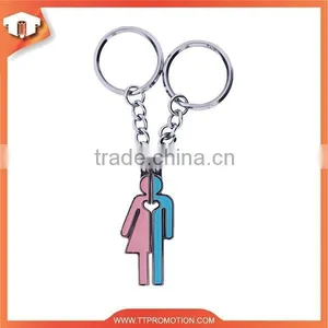 Custom Metal Love Couple Keychain thumbnail-1