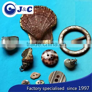 Spiral Shape Shell Buttons,fan Shape Shell Buttons thumbnail-1