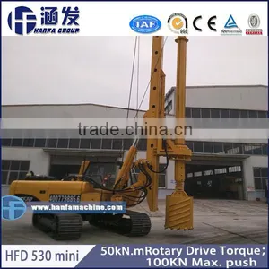 Small Smart Piling Rig ! HFD 530 Rotary Drilling Rig ,piling Driver,piling Equipment! thumbnail-1