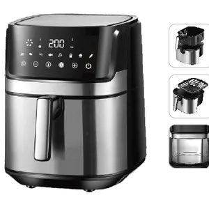 Air Fryer Large Capacity/15L Household Multifunctional Visual/baking Integrated Electric Oven Stainless Steel Oven（Wechat:13510231336） thumbnail-1