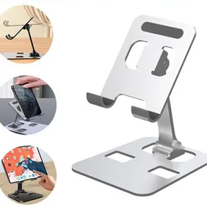 Foldable Aluminum Alloy Desktop Phone Stand thumbnail-1