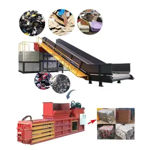 Industrial Garbage Shredder Sponge Foam Shredder Machine Organic Waste Shredder and Baler thumbnail-1