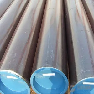 Tube Pipe Iron Round Steel Seamless 300MM Diameter 10mm Thick Q345b Sae1518 St52 A52 Grade B Material Black Free Cutting thumbnail-2